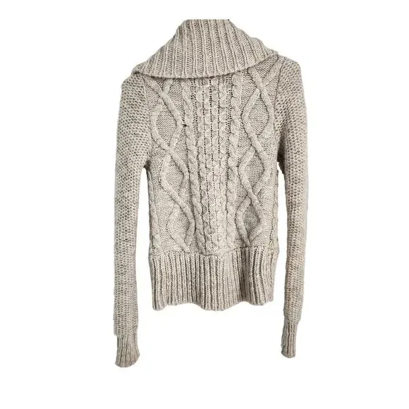 American Eagle Tan Knit Cardigan Sweater Womens Size Extra Small XS - Picture 2 of 5